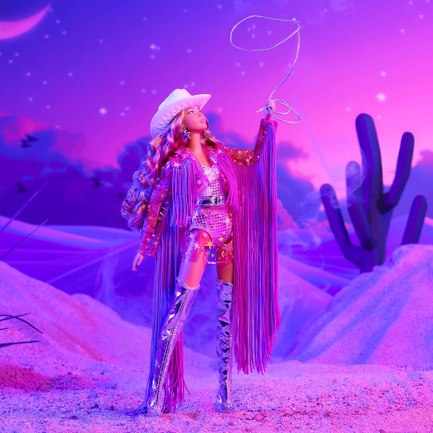 Barbie Fashion Frontier Doll - Búp Bê Sưu Tầm Cao Cấp Barbie Signature HRM92 Mattel - ảnh 6 - Collectible Doll