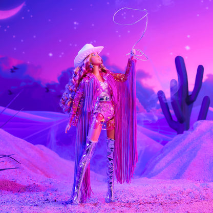 Barbie Fashion Frontier Doll - Búp Bê Sưu Tầm Cao Cấp Barbie Signature HRM92 Mattel - ảnh 6 - Collectible Doll