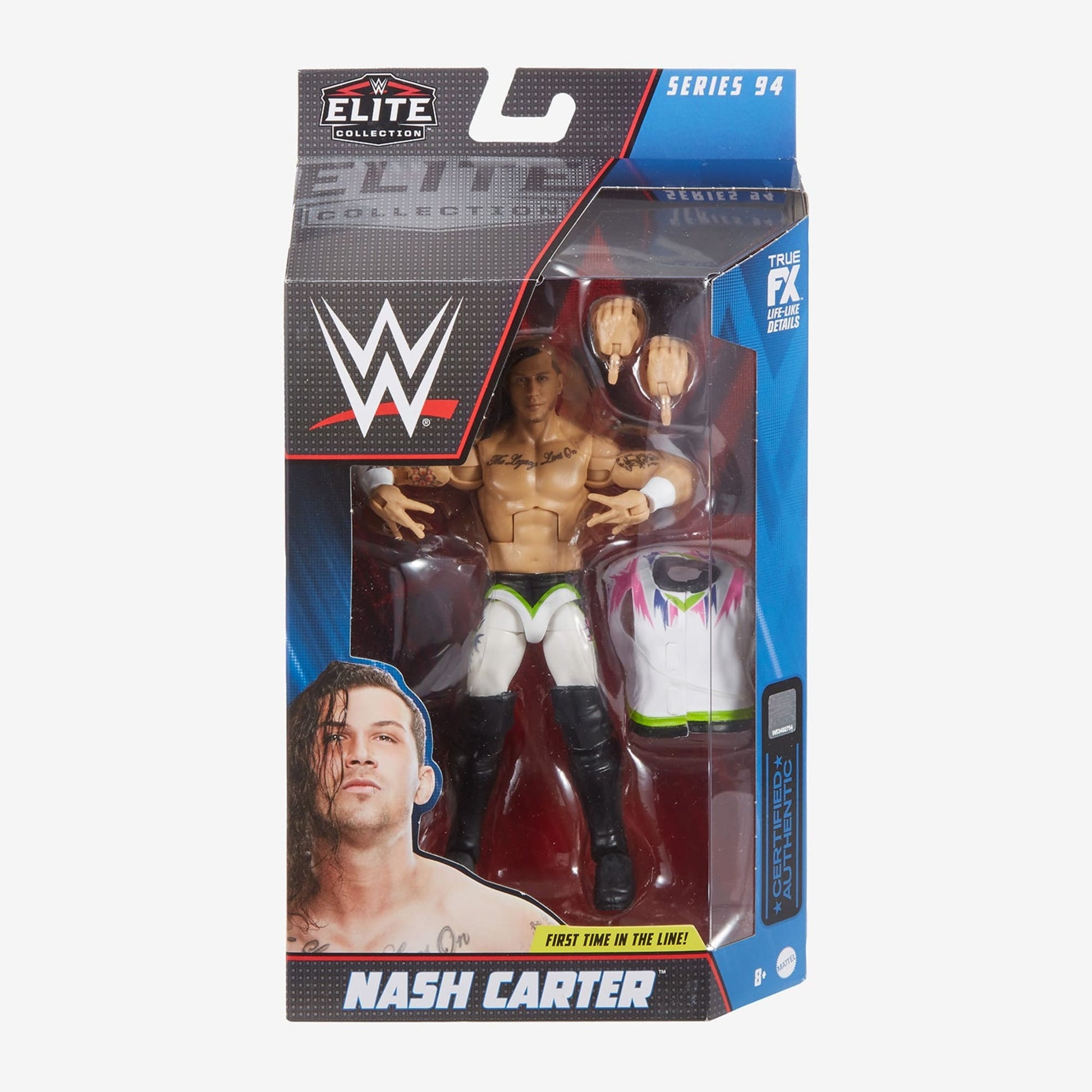 WWE Nash Carter Elite Collection Action Figure - Mô Hình Nhân Vật - Mattel - Hình ảnh bổ sung 6
