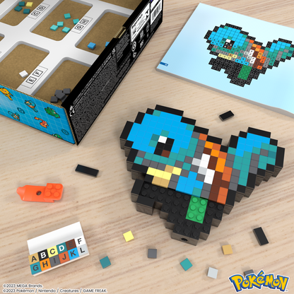 Pokémon Squirtle Building Set by MEGA - Bộ Lắp Ráp Mô Hình Pixel Art - MEGA HTH77