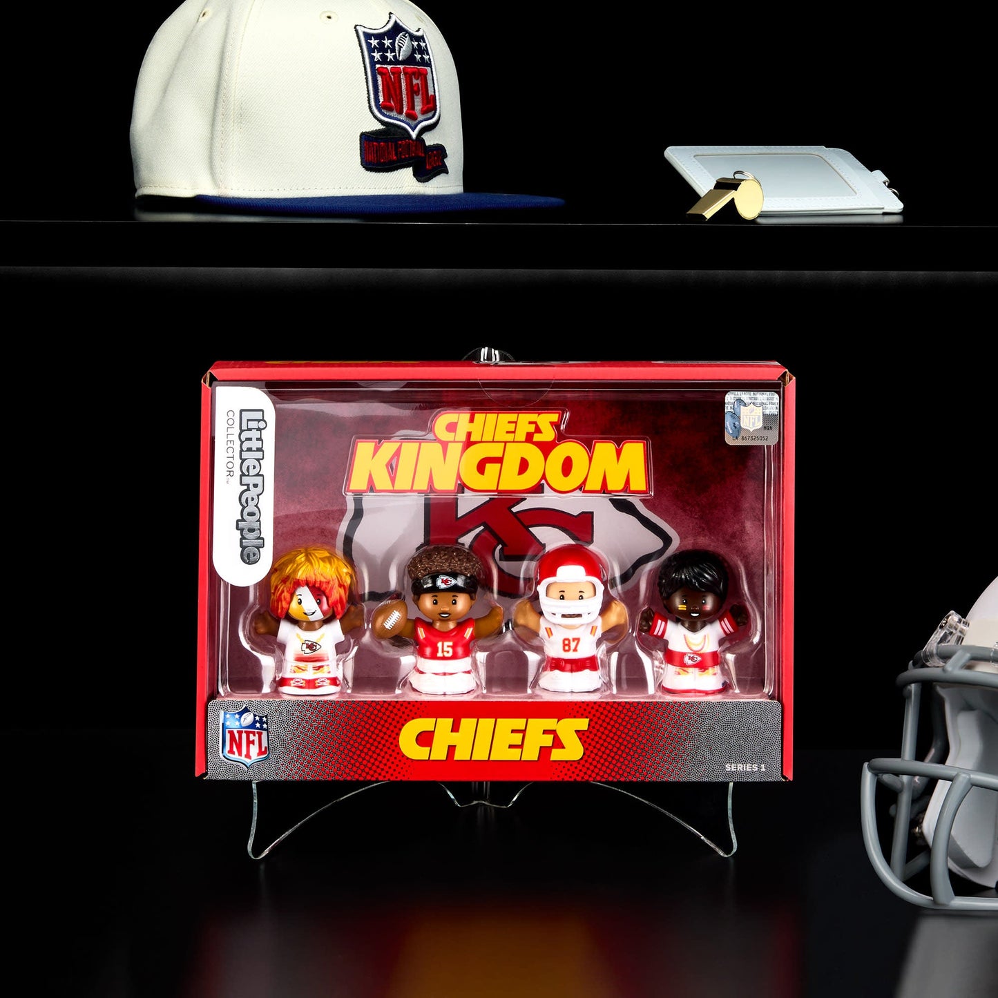 Little People Collector x NFL Kansas City Chiefs Set - Bộ Mô Hình Nhân Vật Sưu Tầm - Mattel - Hình ảnh sản phẩm
