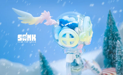 Sank Toys Little Sank-Snow On The Way-Rainbow - Mô Hình Art Toy Cao Cấp Chính Hãng