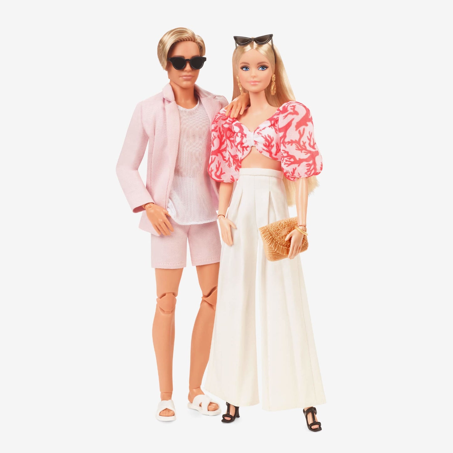 @BarbieStyle Barbie and Ken Doll 2-Pack - Bộ 2 Búp Bê Sưu Tầm Thời Trang Nghỉ Dưỡng - Barbie Signature HJW88 - Hình ảnh sản phẩm