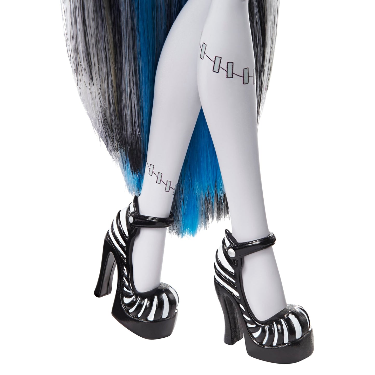 Monster High Reel Drama Frankie Stein Doll - Búp Bê Sưu Tầm Phiên Bản Đen Trắng - Mattel HKN29 - Hình ảnh bổ sung 5