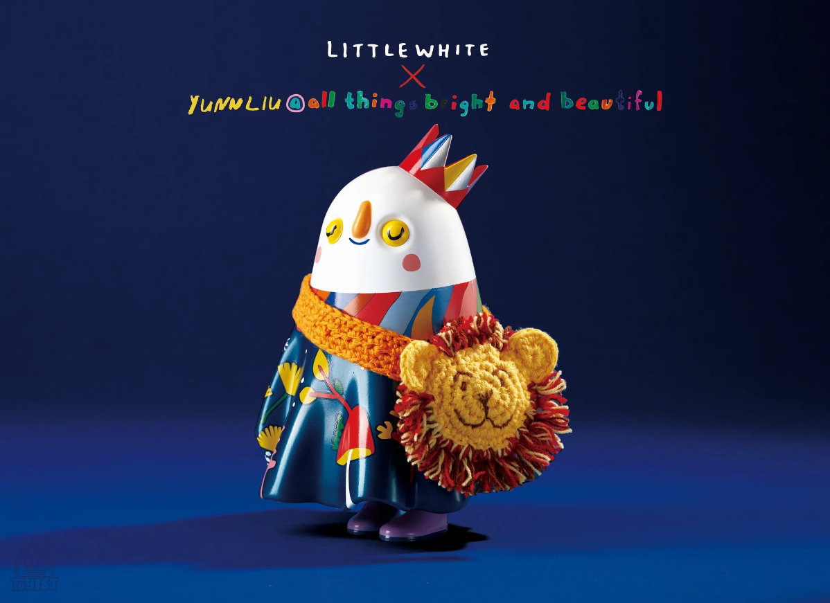 Little White Forest Lion - Mô hình Art Toy Cao Cấp - Zu & Pi - Hình ảnh sản phẩm