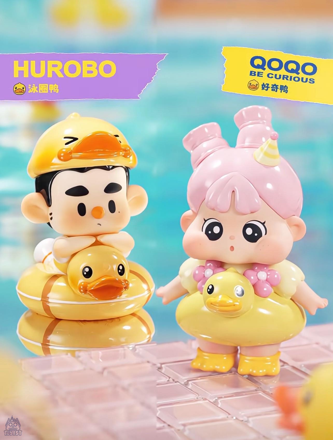 B.Duck Treasure Hunt Multi-IP Co-branded Blind Box Series - Mô hình Blind Box Chú Vịt B.Duck Hidden Woo