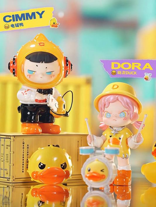 B.Duck Treasure Hunt Multi-IP Co-branded Blind Box Series - Mô hình Blind Box Chú Vịt B.Duck Hidden Woo