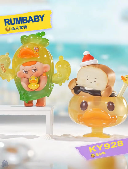 B.Duck Treasure Hunt Multi-IP Co-branded Blind Box Series - Mô hình Blind Box Chú Vịt B.Duck Hidden Woo