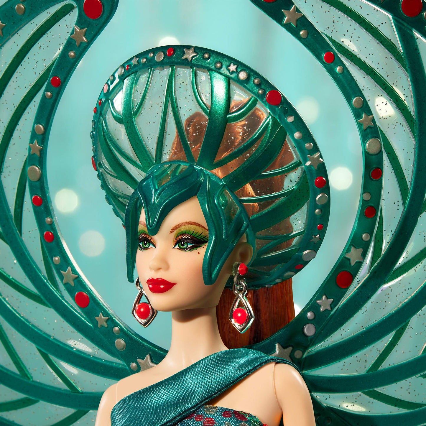 Bob Mackie Holiday Angel Barbie Doll - Búp Bê Barbie Sưu Tầm Cao Cấp - Barbie Signature HRM70 - Hình ảnh bổ sung 5