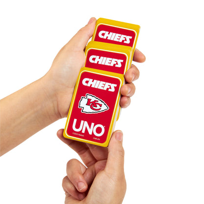 UNO Fandom NFL Kansas City Chiefs Game Deck - Trò chơi thẻ bài thể thao - Mattel Mattel - ảnh 3 - Board games thẻ bài