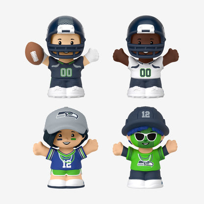 Little People Collector x NFL Seattle Seahawks Set - Bộ Mô Hình Sưu Tầm Thể Thao - Mattel - Hình ảnh bổ sung 4
