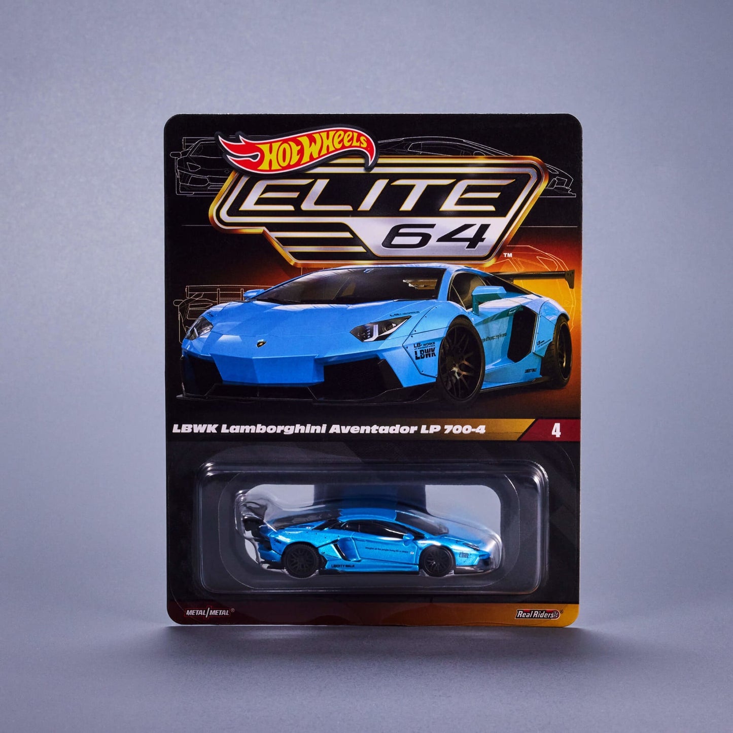 Elite 64 Series LBWK Lamborghini Aventador LP 700-4 - Mô hình xe tỉ lệ 1:64 Hot Wheels