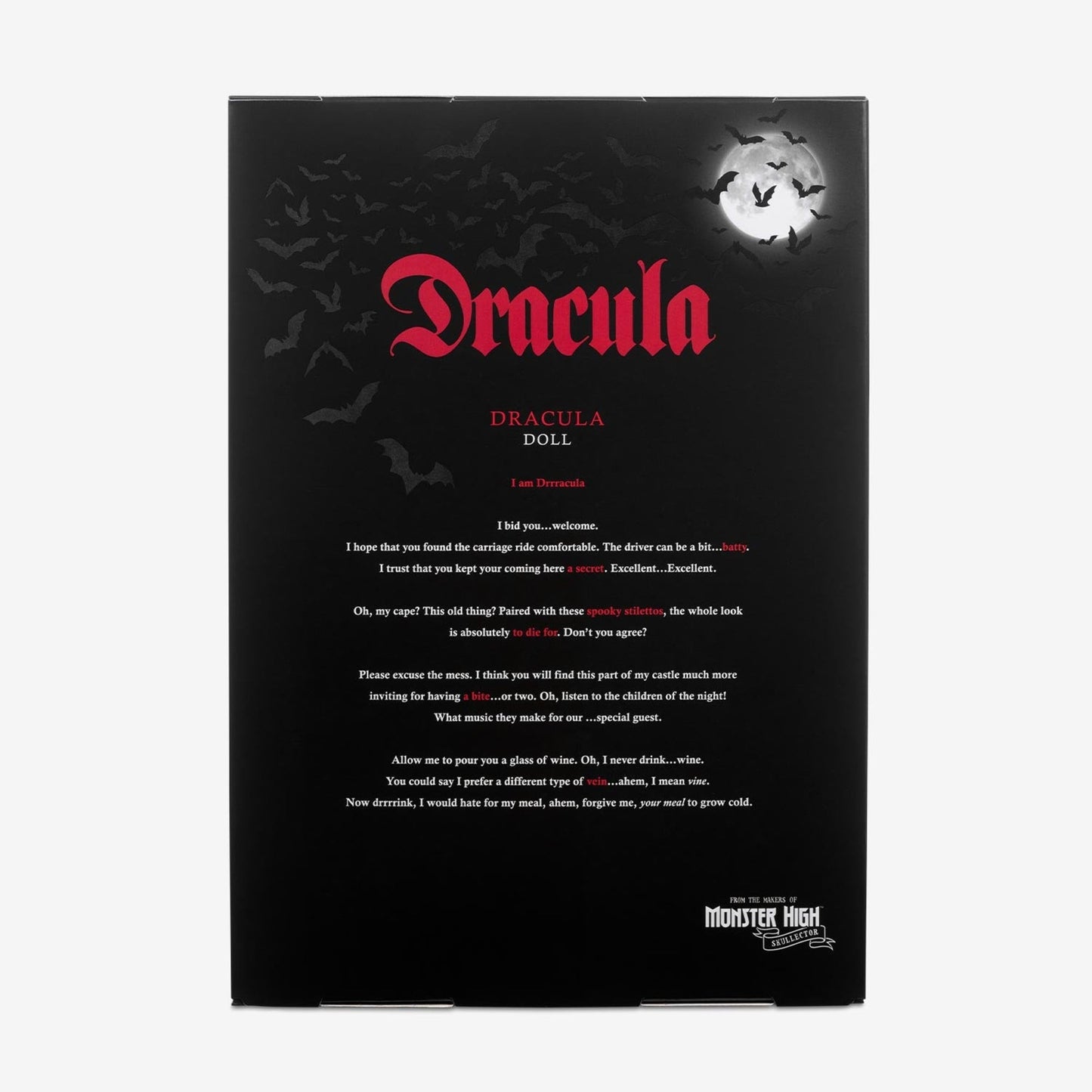 Dracula Monster High Skullector Doll - Búp bê Ma cà rồng Sưu tầm - Mattel Mattel - ảnh 2 - Búp bê sưu tầm