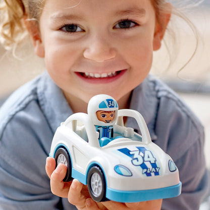 LEGO® DUPLO™ Town Race Cars - Bộ Đồ Chơi Xe Đua Sáng Tạo - LEGO 10947 - Hình ảnh bổ sung 6