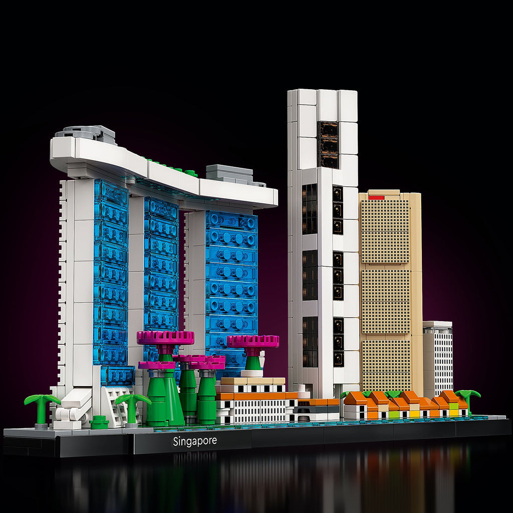 LEGO® Architecture Singapore - Bộ Lắp Ráp Mô Hình Thành Phố Skyline 21057 - LEGO