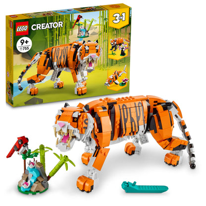 LEGO® Creator 3-in-1 Majestic Tiger - Bộ Lắp Ráp Hổ Uy Nghi 31129 - LEGO