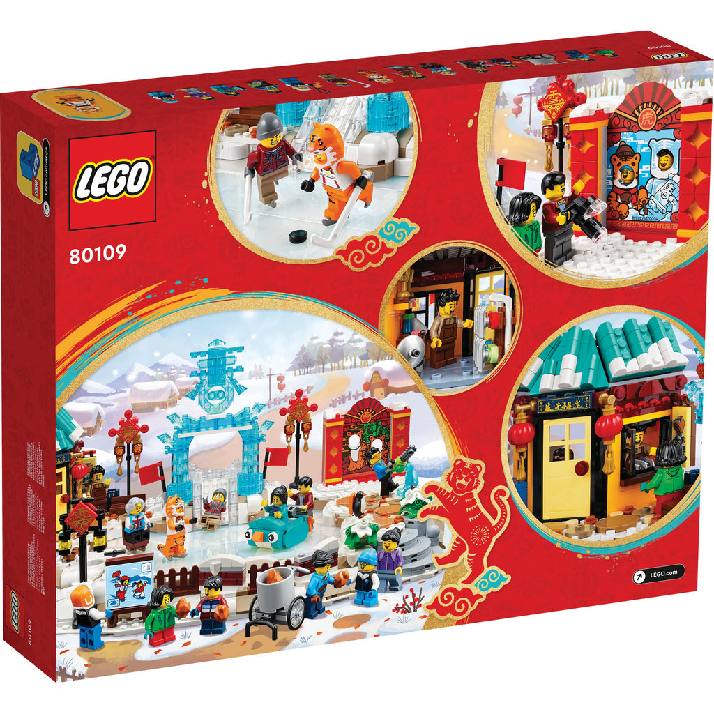 LEGO® Lunar New Year Ice Festival 80109 - Bộ Lắp Ráp Lễ Hội Băng Đón Tết - LEGO