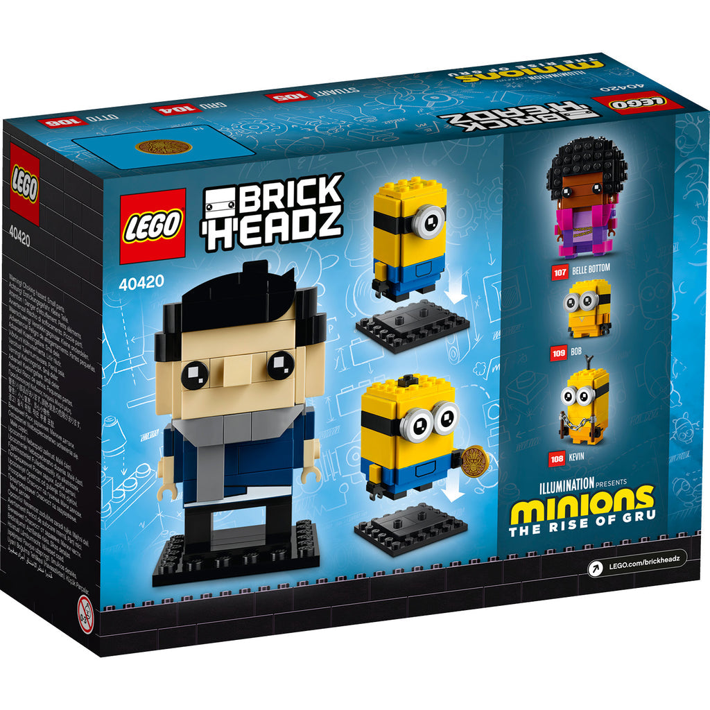 LEGO® BrickHeadz™ Gru, Stuart and Otto (40420) - Đồ Chơi Lắp Ráp Minions - LEGO LEGO - ảnh 3 - LEGO Sets