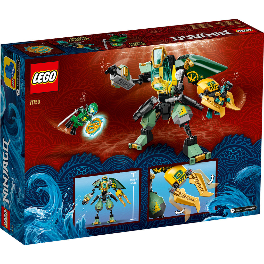 LEGO® NINJAGO® Lloyds Hydro Mech - Đồ Chơi Lắp Ráp Robot Thủy Long LEGO 71750 LEGO - ảnh 3 - Lego