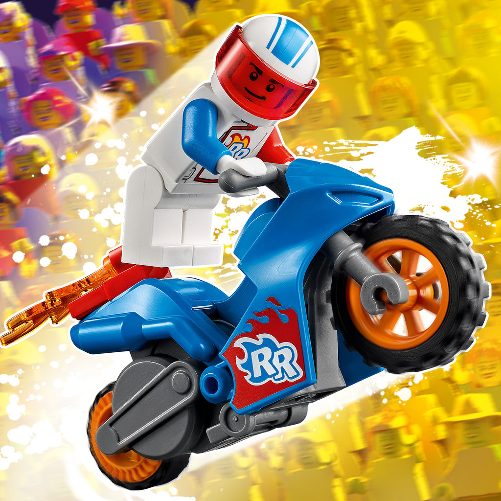 LEGO® City Rocket Stunt Bike - Đồ chơi lắp ráp Mô tô Nhào lộn Stuntz 60298 LEGO - ảnh 6 - LEGO® City