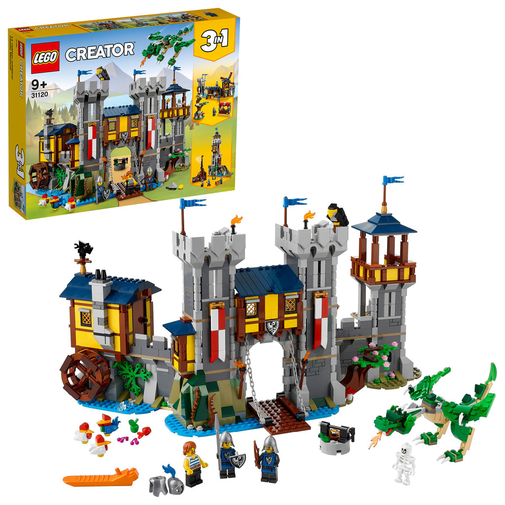 LEGO® Creator 3-in-1 Medieval Castle - Mô Hình Lắp Ráp Lâu Đài Trung Cổ LEGO 31120
