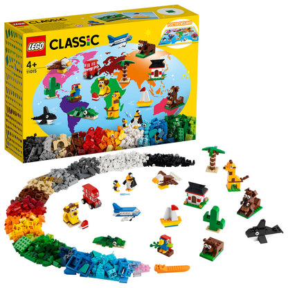 LEGO® Classic Around the World - Bộ đồ chơi lắp ráp sáng tạo - LEGO 11015