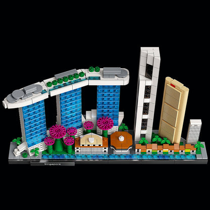 LEGO® Architecture Singapore - Bộ Lắp Ráp Mô Hình Thành Phố Skyline 21057 - LEGO