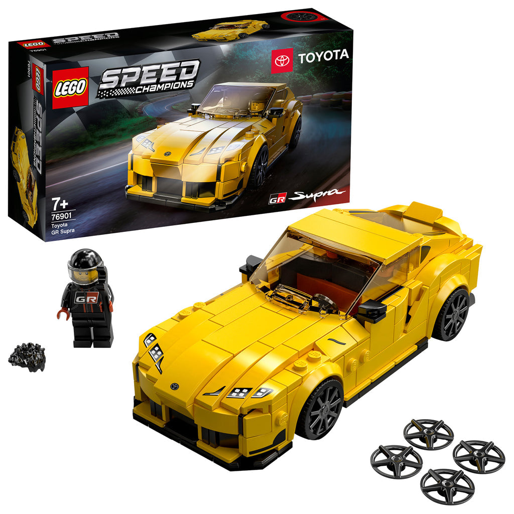 LEGO® Speed Champions Toyota GR Supra - Mô Hình Xe Đua Thể Thao 76901 - Hình ảnh chi tiết 2
