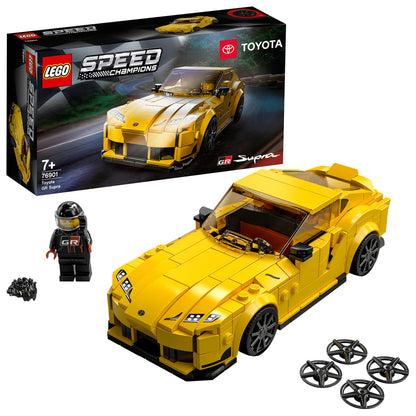 LEGO® Speed Champions Toyota GR Supra - Mô Hình Xe Đua Thể Thao 76901 - Hình ảnh chi tiết 2