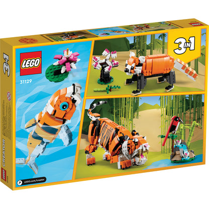 LEGO® Creator 3-in-1 Majestic Tiger - Bộ Lắp Ráp Hổ Uy Nghi 31129 - LEGO LEGO - ảnh 5 - Lego
