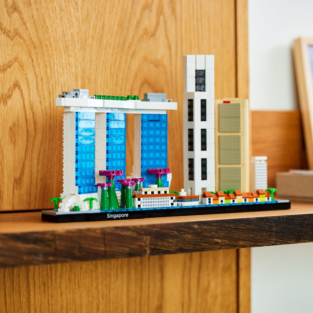 LEGO® Architecture Singapore - Bộ Lắp Ráp Mô Hình Thành Phố Skyline 21057 - LEGO LEGO - ảnh 2 - Lego