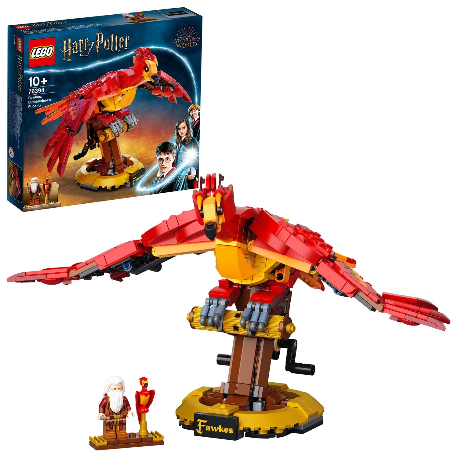 LEGO® Harry Potter Fawkes, Dumbledore’s Phoenix - Mô Hình Lắp Ráp Phượng Hoàng - LEGO 76394 LEGO - ảnh 4 - Lego