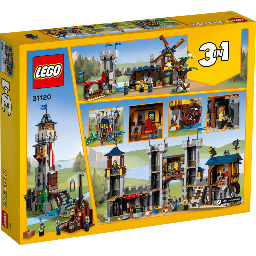 LEGO® Creator 3-in-1 Medieval Castle - Mô Hình Lắp Ráp Lâu Đài Trung Cổ LEGO 31120 LEGO - ảnh 7 - Bộ đồ chơi LEGO