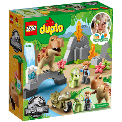 LEGO® DUPLO™ T. rex and Triceratops Dinosaur Breakout - Đồ chơi lắp ráp khủng long LEGO 10939