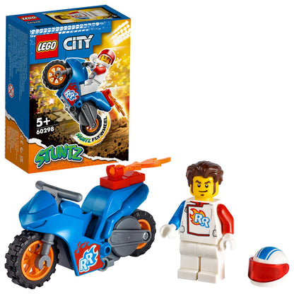 LEGO® City Rocket Stunt Bike - Đồ chơi lắp ráp Mô tô Nhào lộn Stuntz 60298