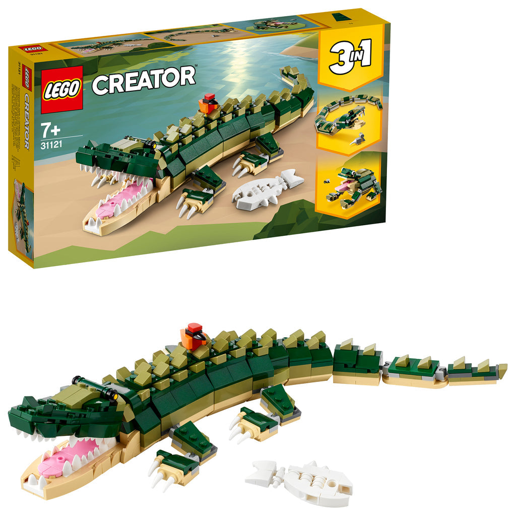 LEGO® Creator 3-in-1 Crocodile - Đồ Chơi Lắp Ráp Cá Sấu 3 Trong 1 - LEGO 31121 LEGO - ảnh 5 - Lego