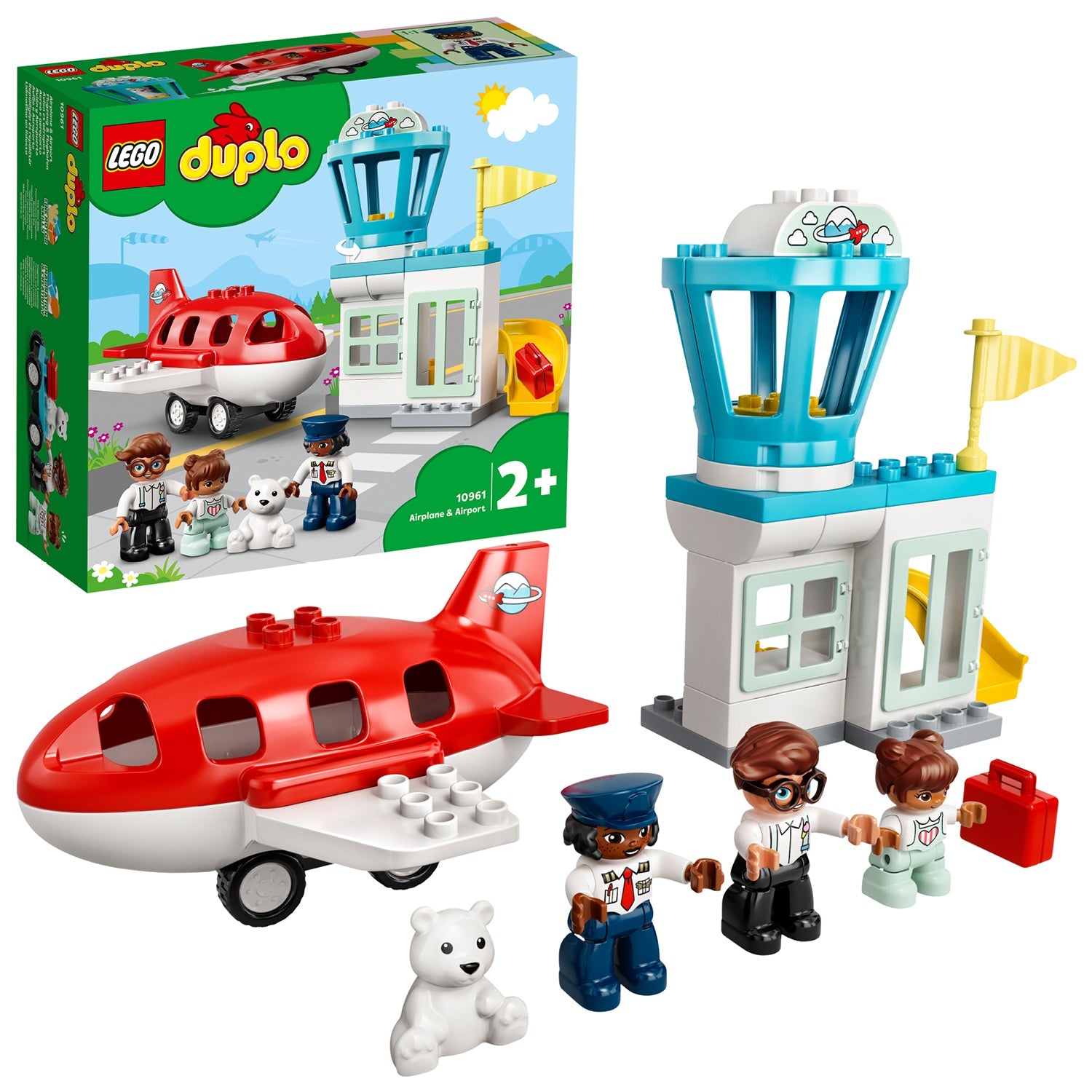 LEGO® DUPLO™ Airplane & Airport - Đồ chơi lắp ráp Máy bay và Sân bay - LEGO 10961 - Hình ảnh chi tiết 2