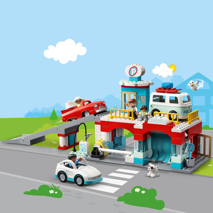 LEGO® DUPLO™ Parking Garage and Car Wash - Bộ Đồ Chơi Gara Đỗ Xe và Trạm Rửa Xe - LEGO 10948 LEGO - ảnh 6 - Đồ chơi lắp ráp L