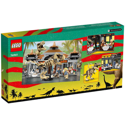 LEGO® Jurassic Park Visitor Center: T. rex & Raptor Attack - Bộ Lắp Ráp Trung Tâm Du Khách Công Viên Kỷ Jura - LEGO 76961 LEG