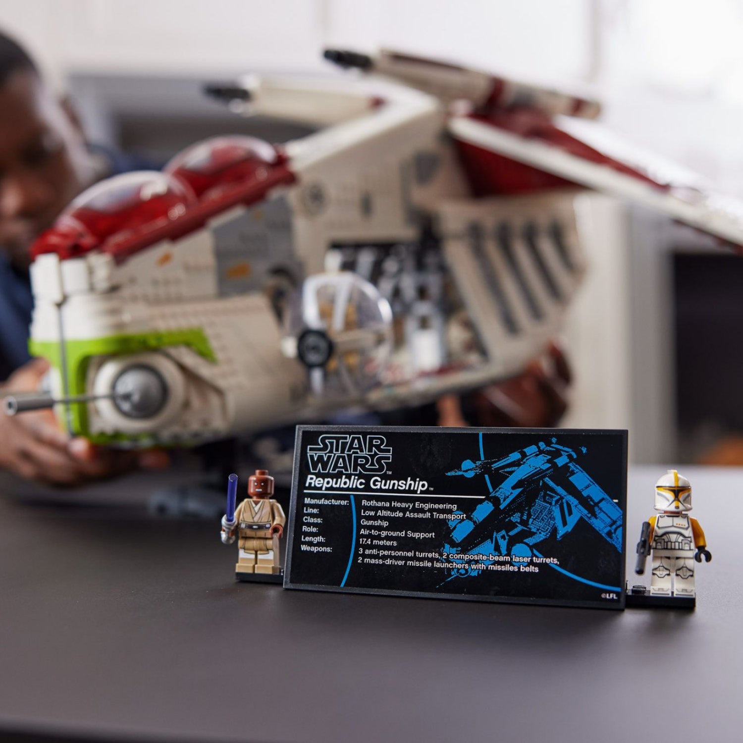 LEGO® Star Wars™ Republic Gunship - Mô Hình Lắp Ráp Ultimate Collector Series 75309 LEGO - ảnh 9 - Lego