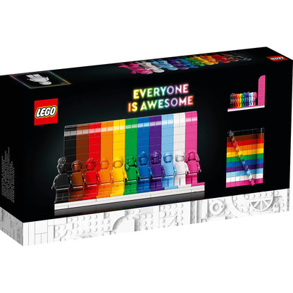 LEGO® Everyone is Awesome - Bộ Lắp Ráp Mô Hình Cầu Vồng Tôn Vinh Sự Đa Dạng - LEGO Icons 40516
