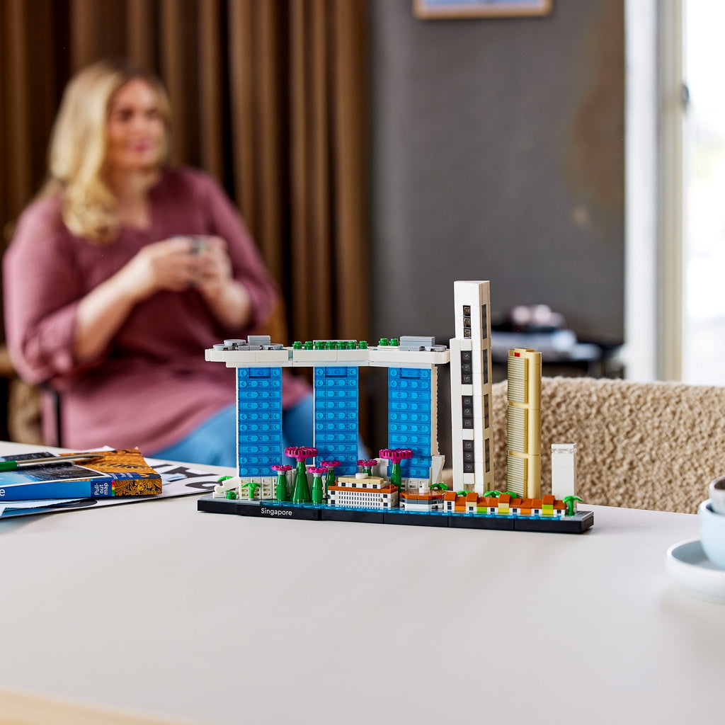 LEGO® Architecture Singapore - Bộ Lắp Ráp Mô Hình Thành Phố Skyline 21057 - LEGO