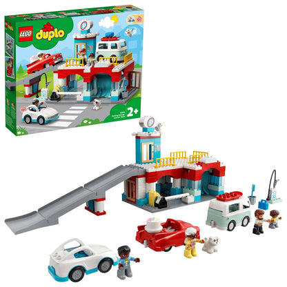 LEGO® DUPLO™ Parking Garage and Car Wash - Bộ Đồ Chơi Gara Đỗ Xe và Trạm Rửa Xe - LEGO 10948 LEGO - ảnh 8 - Đồ chơi lắp ráp L