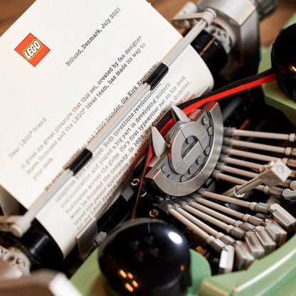 LEGO® Ideas Typewriter - Bộ Lắp Ráp Máy Đánh Chữ Cổ Điển - LEGO 21327