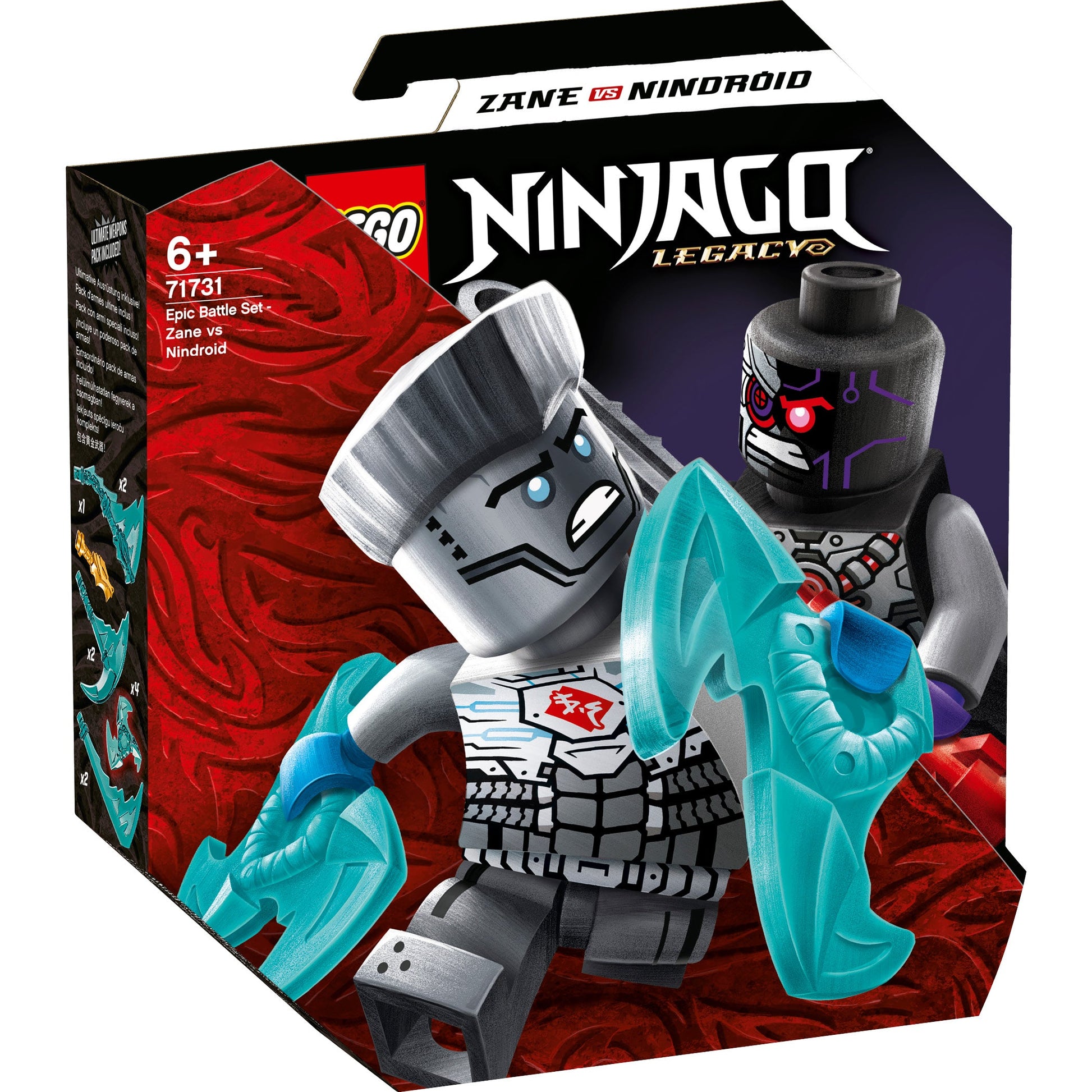 LEGO® NINJAGO® Epic Battle Set - Zane vs. Nindroid Đồ Chơi Lắp Ráp Ninja LEGO 71731 - Hình ảnh sản phẩm