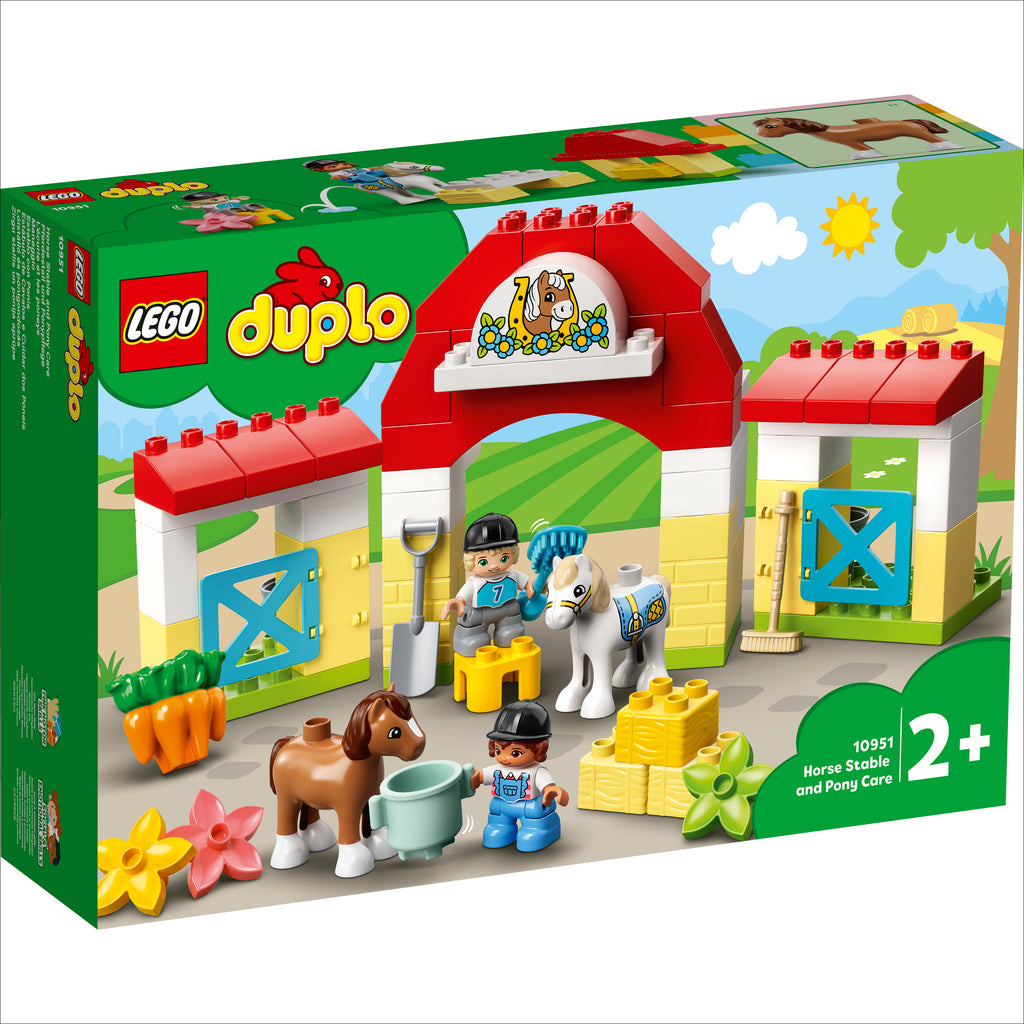 LEGO® DUPLO™ Horse Stable and Pony Care - Đồ Chơi Lắp Ráp Chuồng Ngựa - LEGO 10951 - Hình ảnh sản phẩm