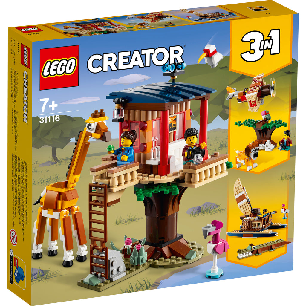 LEGO® Creator 3-in-1 Safari Wildlife Tree House - Đồ Chơi Lắp Ráp Ngôi Nhà Trên Cây Safari - LEGO 31116 - Hình ảnh chi tiết 2