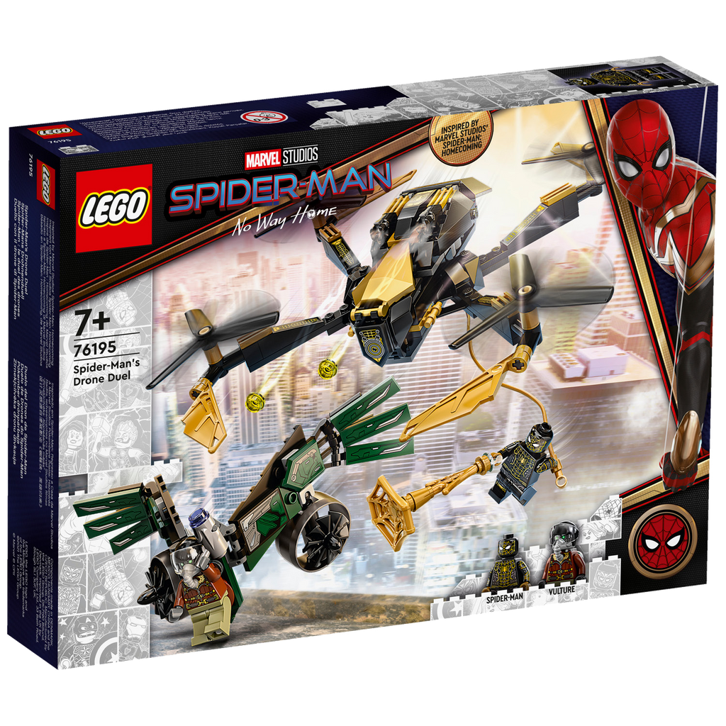 LEGO® Marvel Spider-Man’s Drone Duel - Đồ Chơi Lắp Ráp Người Nhện 76195 - Hình ảnh sản phẩm