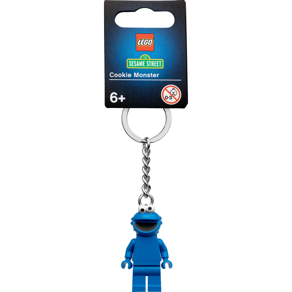 LEGO® Ideas Cookie Monster Keyring - Móc Khóa Sesame Street - LEGO 854146 - Hình ảnh sản phẩm