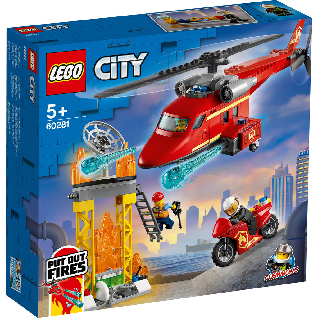 LEGO® City Fire Rescue Helicopter - Trực Thăng Cứu Hỏa Đồ Chơi Lắp Ráp 60281 - Hình ảnh sản phẩm